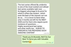 NEET MDS Test series Review